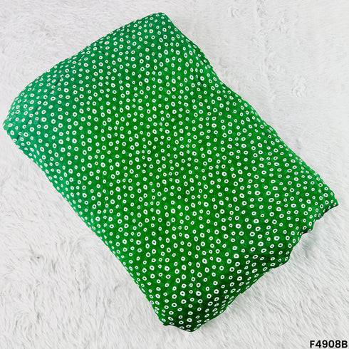 Bandhani Print Chinon Chiffon Fabric-F4908